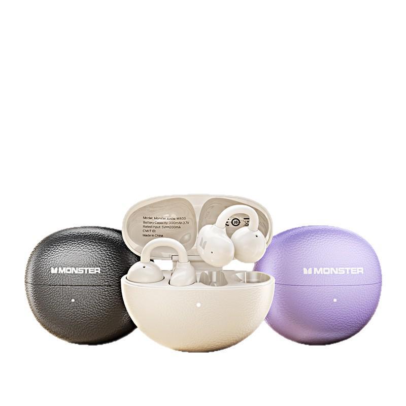 Applicable MONSTER M800 Wireless Bluetooth Noise-Cancelling Open-Ear Stereo Ear Clip Headphones