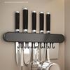Wandmontierter Multifunktionaler Messerhalter & Aufbewahrungsregal mit Haken