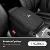 cxdjmy1 Car Center Console Leather Arm Rest Protection Cushion Storage Pocket For Mitsubishi Outlander Lancer L200 ASX Pajero Grandis