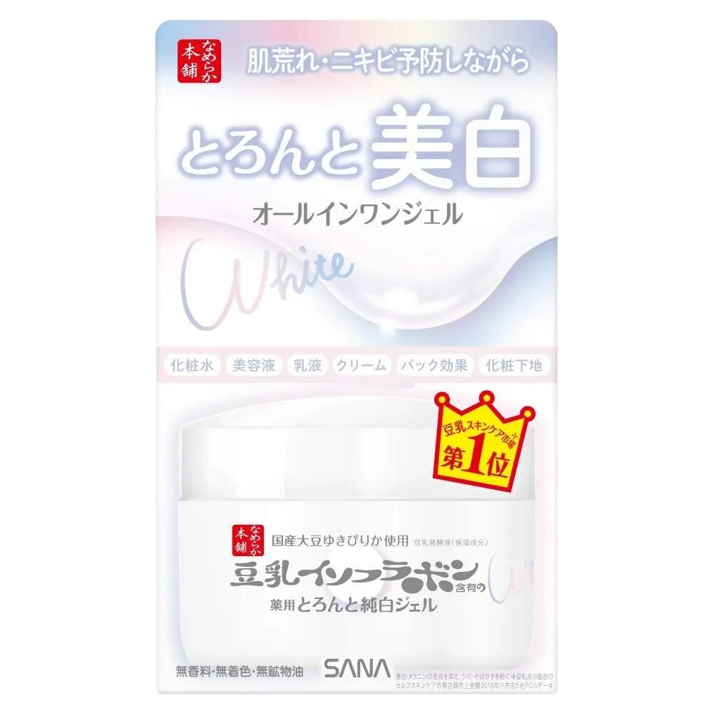 Sana Namerakahonpo Soy Milk Rich Gel Whitening N 100g 4-Pack Set