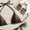 2026 European & American Women's Sexy Strappy Backless Triangle Bikini