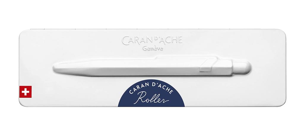CARAN Ballpoint Matte Metal Official Import D'ACHE Pen, Water-Based, 849, Blue, NF0846-659, Can,