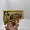 Plastic gold foil Elizabeth Diana Marilyn Monroe commemorative coin gold foil banknote currency queen portrait creative coin