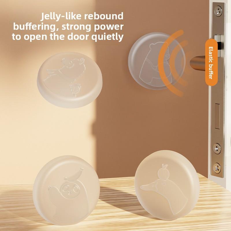 Refrigerator Door Behind Door Touches Bedside Door Handle Anti-collision Sticker