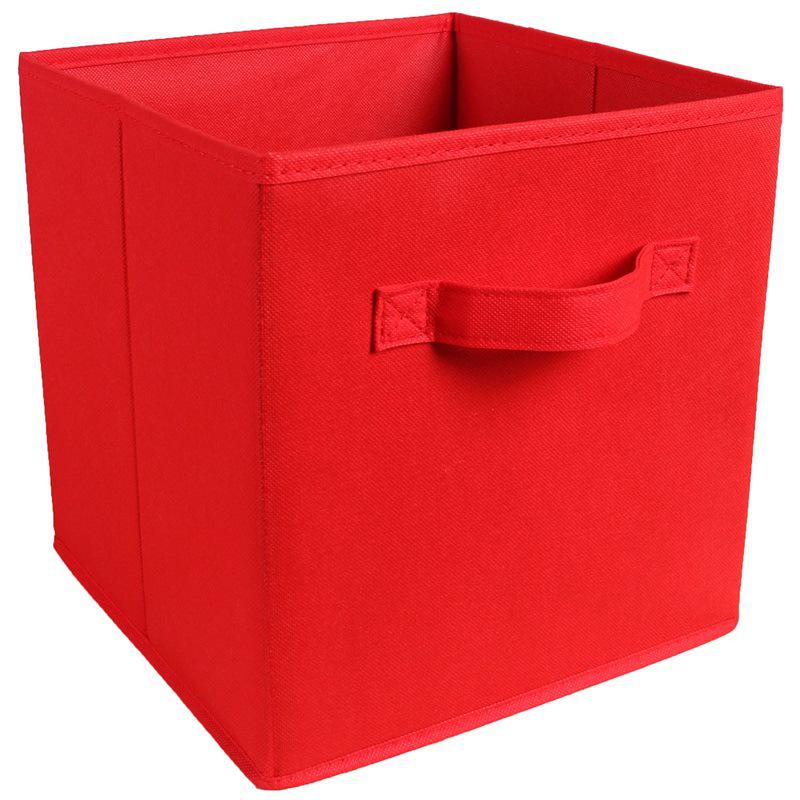 Universal Lidless Foldable Storage Box for Clothes & Toys - Non-Woven Fabric Organizer