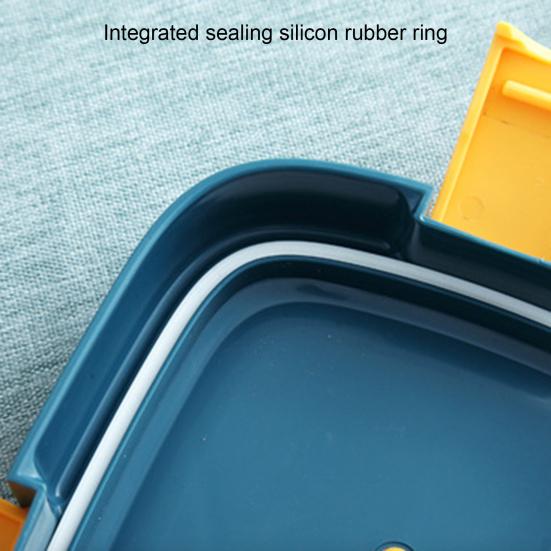 1000ml Leak-Proof Lunch Containers Compact Stainless Steel Stylish Insulated Lunch Box for Home