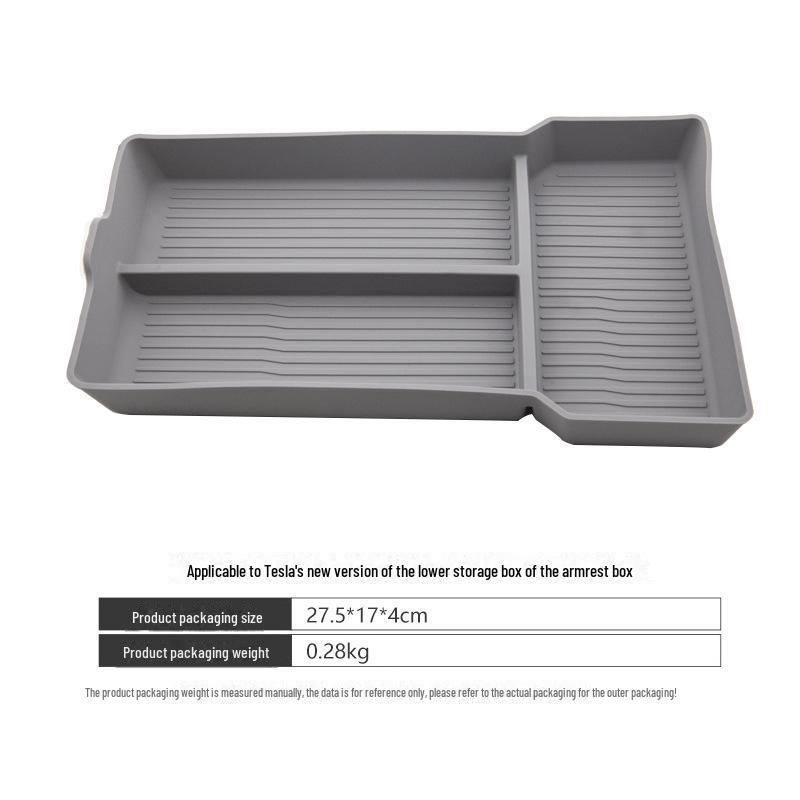 

Подходящая подставка для хранения в центральном ящике подлокотника Tesla Model 3 Highland