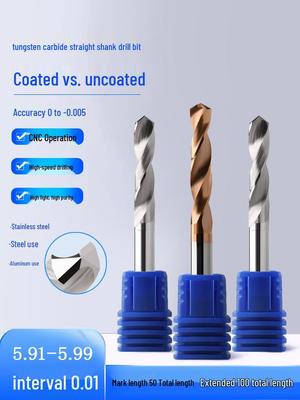 Straight Shank Solid Carbide Drill Bit Set (5.91–5.99mm)