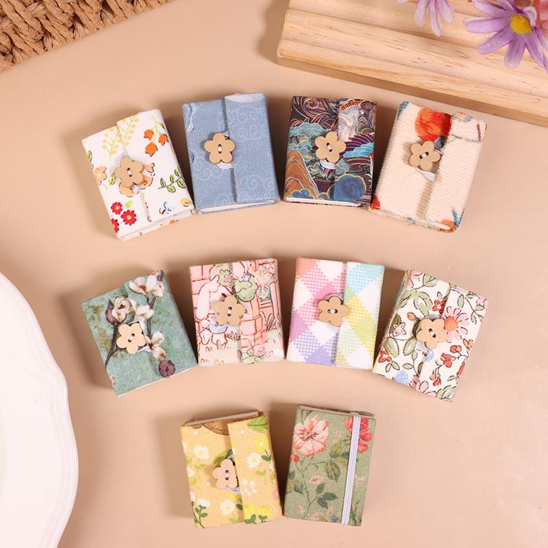 Mini Tragbares Handgemachtes Stoff Mittelgrob Aquarellbuch Handbuch Notizblock Skizzenbücher Studenten Kunstbedarf