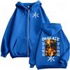 Omakase Alvaro Diaz Album Tour Zip Up Hoodies Men Women Fashion Hip Hop Sweatshirt Long Sleeve Zipper Pullover