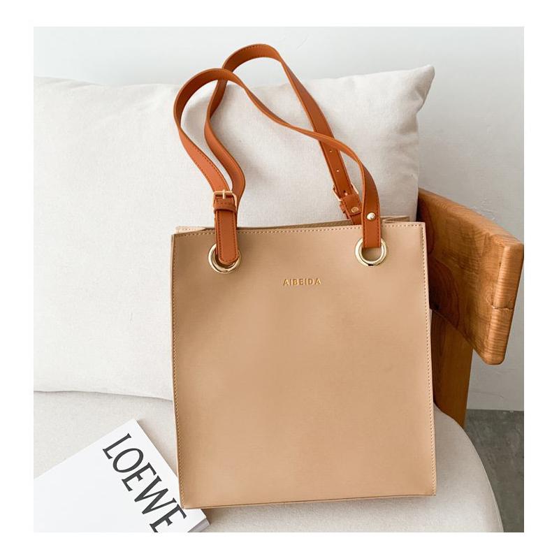 New Korean Style One Shoulder Bags For Women PU Leather Large Capacity Casual Ladies Solid Multi-function Handbags Spring/Summer