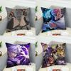 Anime Jujutsu Kaisen Pillow Case For Car Sofa Decorative Home Doublesided Print Plush Square Throw Pillow Cushion Cover