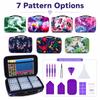 Diamond Painting Storage Kit Portable Bead Organizer Case with Containers Pens Trays Tweezers Wax and Accessories for DIY Crafts