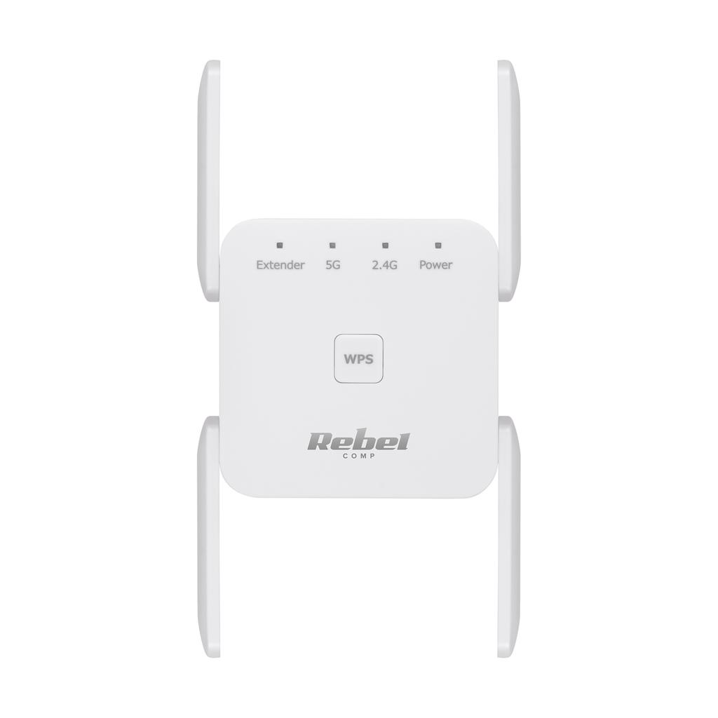 Repeater - wzmacniacz sieci bezprzewodowej 2.4+5 GHz Rebel