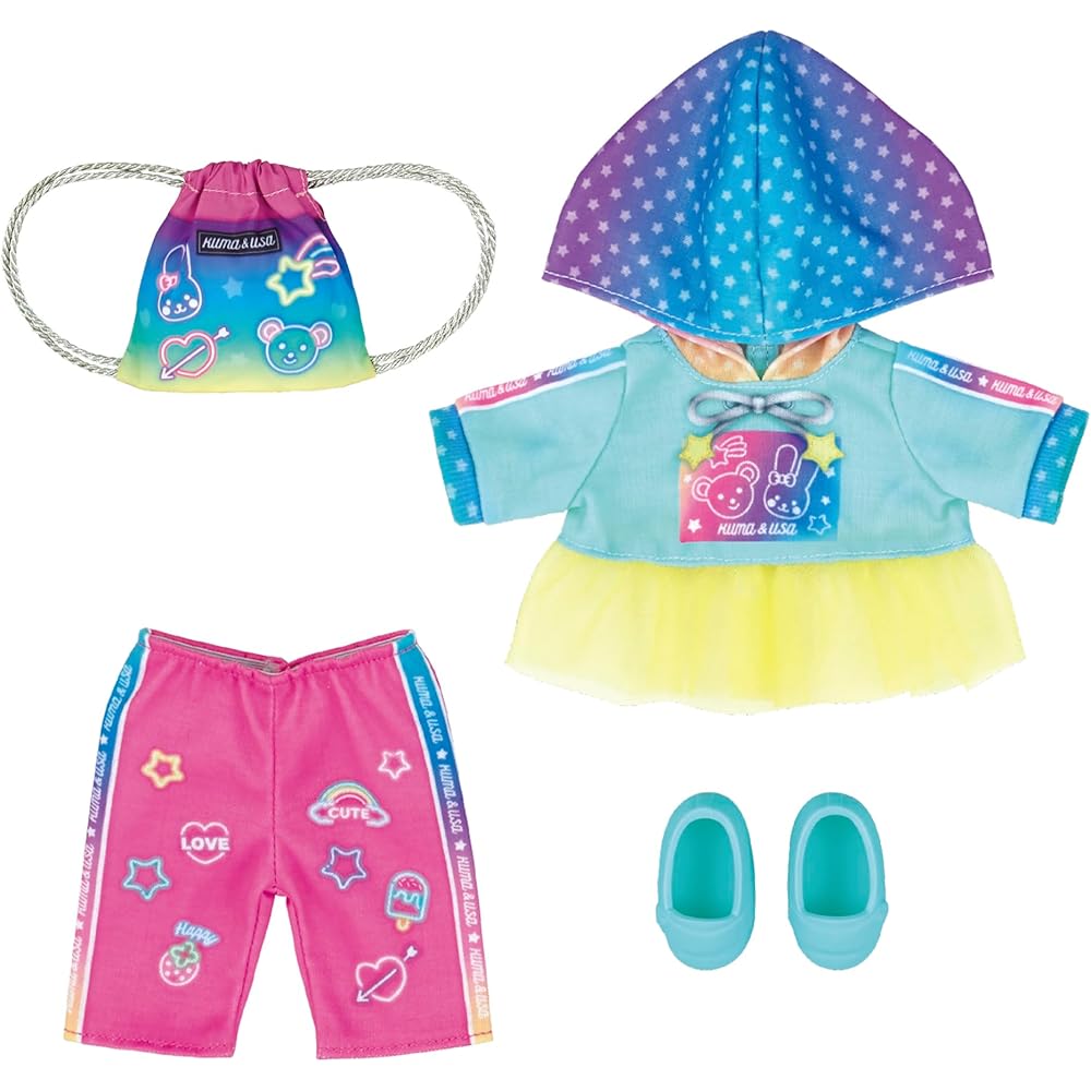 Pilot Meru-chan Neon Hoodie Set for Dress-Up Toys Ages 3 and Up