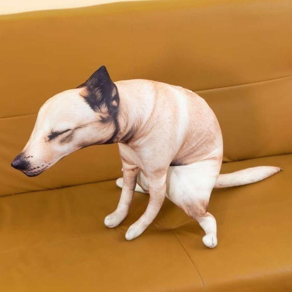 Realistic Dog Stuffed Toy Simulation Animal Puppy Toy Creative Dog Plush Pillow Home Decor