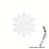 12pcs Christmas Snowflake Ornaments, Plastic Snowflake, Glitter SnowFlakes, Xmas Tree Pendant, Snowflake for Christmas Tree
