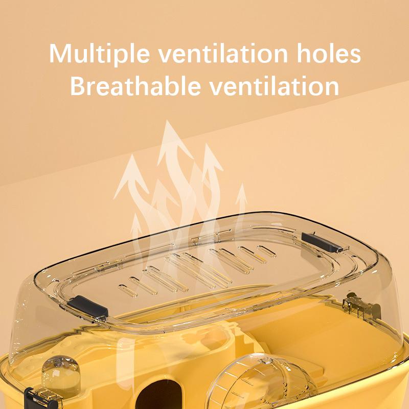 Deluxe Hamster Cage Large Space Acrylic Villa Indoor Full Set Special Cages Ventilation Breathable Not Stuffy Hot Pet Products