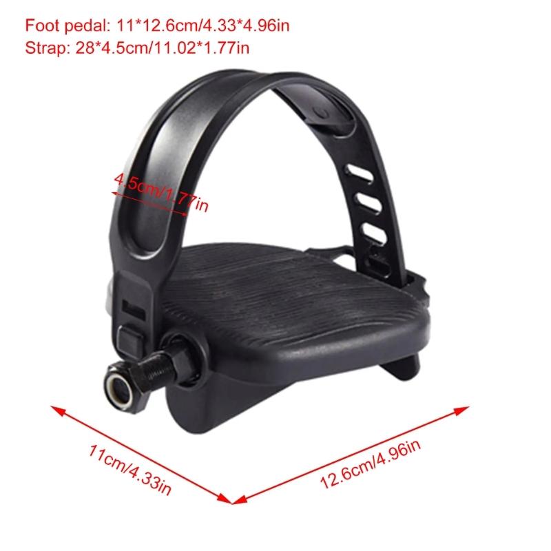 2 Pezzi Pedali Sostitutivi per Cyclette da Interno Sinistro e Destro Set Pedali per Biciclette Fitness da Interno Pedali per Biciclette da Esercizio