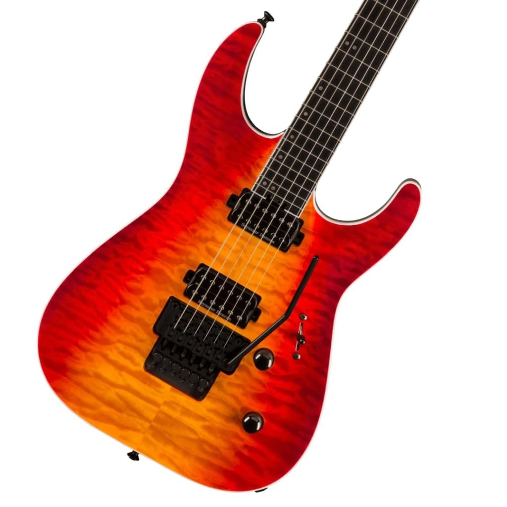 JACKSON Jackson Electric Guitar Pro Plus Series Ebony Firestorm with Gig Bag Dinky™ DKAQ, Fingerboard,