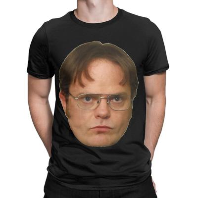 Graphic Printing The Office Dwight False T Shirt For Unisex Unisex Pure Cotton Tshirts Short Sleeve Clothes