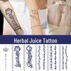 Large Semi-Permanent Waterproof American Style Flower & Plant Arm Tattoo Sticker for Men