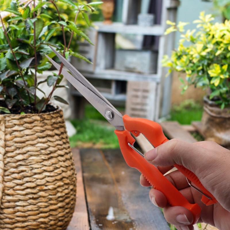 Vegetable Trimming Fruit Pruning Garden Shears Lightweight Flower Scissors For Easy Handling Detailed Plant Maintenance