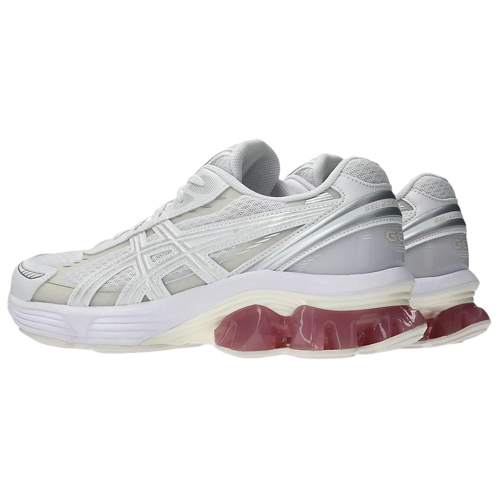 Asics Gel-Kinetic Fluent Comfortable Fit Shock Absorption Rebound Running Shoes Unisex sneaker White Red 1203A892-100