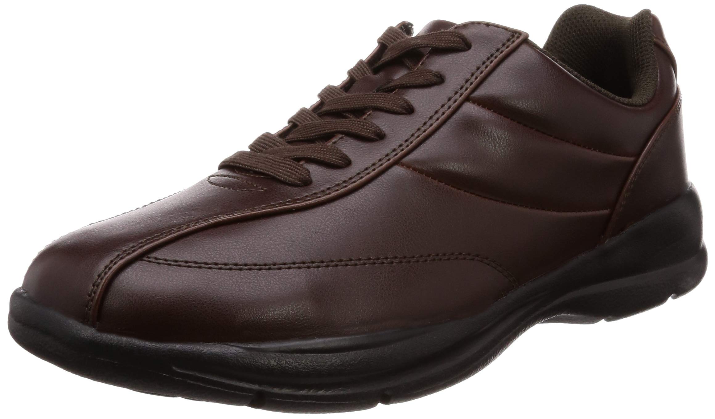 

Asahi M512 Легкие мужские туфли на молнии для ходьбы размера 4E, коричневые, 26,5 см,