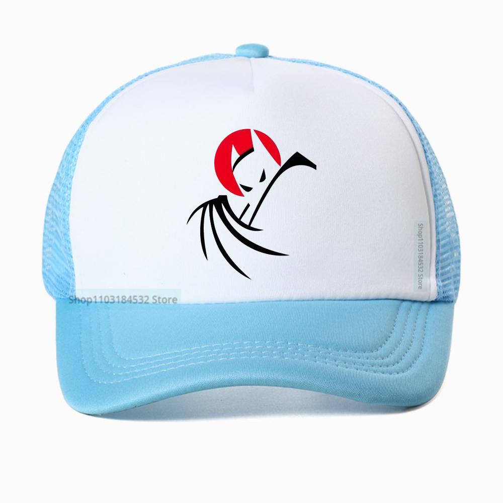Bat Animated Series Baseball Cap Anime Unisex Fashion Street Style Mesh Hat Summer Adjustable Sun Snapback Hat