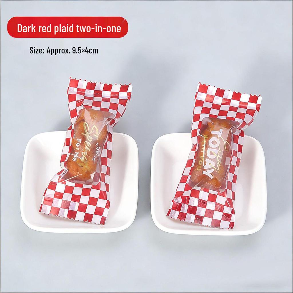 Nougat Candy Packaging Bag with Machine-Sealed Candy Paper