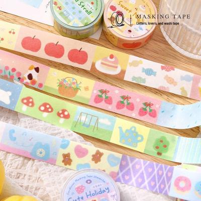 Xin's Lover Washi Tape - Kleine Tagebuch Frische Illustrationsserie