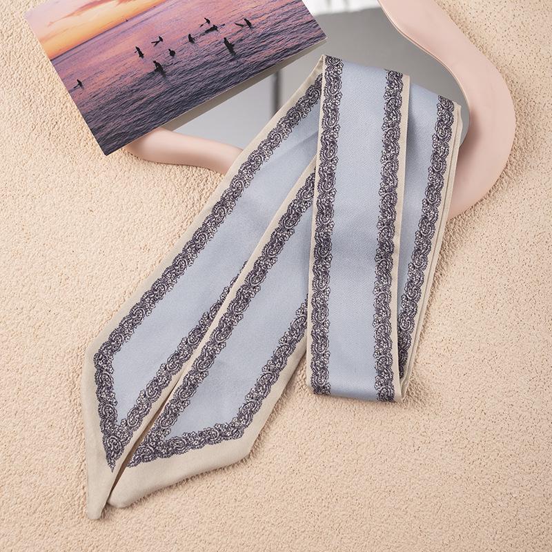 Korean Style Multifunctional Scarf: Long Ribbon Belt, Decorative Tie, Bag Accessory, Streamer, Customizable Headband for Women.