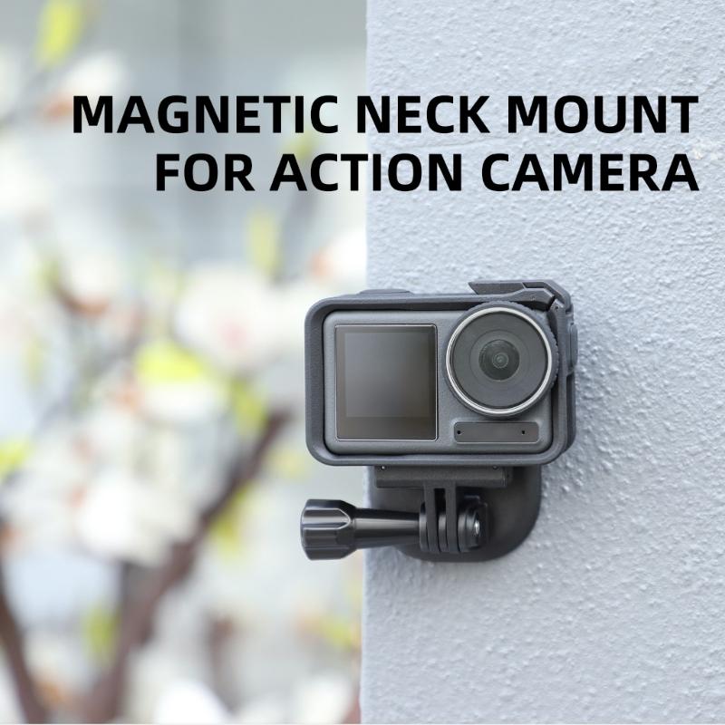 Portable Magnetic POV Selfie Neck Holder Mount for  Action Camera & Cell Phones Video Shoot Accessories Durable