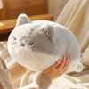 Yatan Kedi Peluş Yastık, Yumuşak Dolgulu Yavru Kedi Bebek, Yatak Odası İçin Sevimli Uyuyan Kedi Peluş Oyuncak, Kızlar İçin Sarılma Oyuncağı Hediye