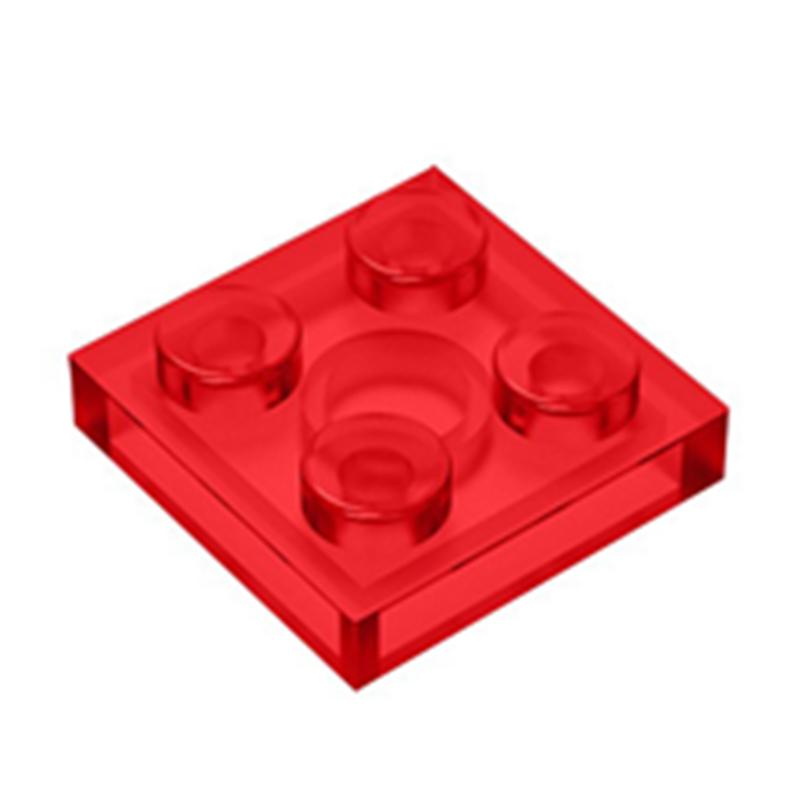 80pcs Plate 2x2 Dots Muilt-Colored Compatible with 3022 94148 Self-Locking Bricks Building Blocks Toys Accessories