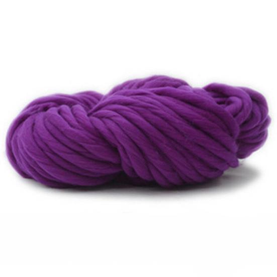 250g Moda Super Gruesa DIY Tejido a Mano Manta Gorros Cálido Lana Gigante Gruesa