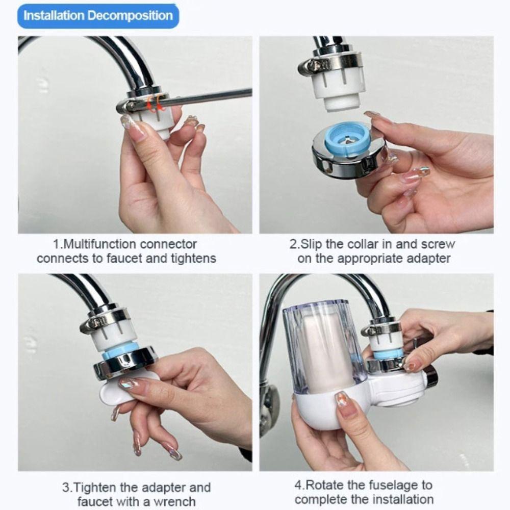 Five-Stage Water Purifier Faucet Filter Washable Faucet Tap Water Purifier  No Need For Electric