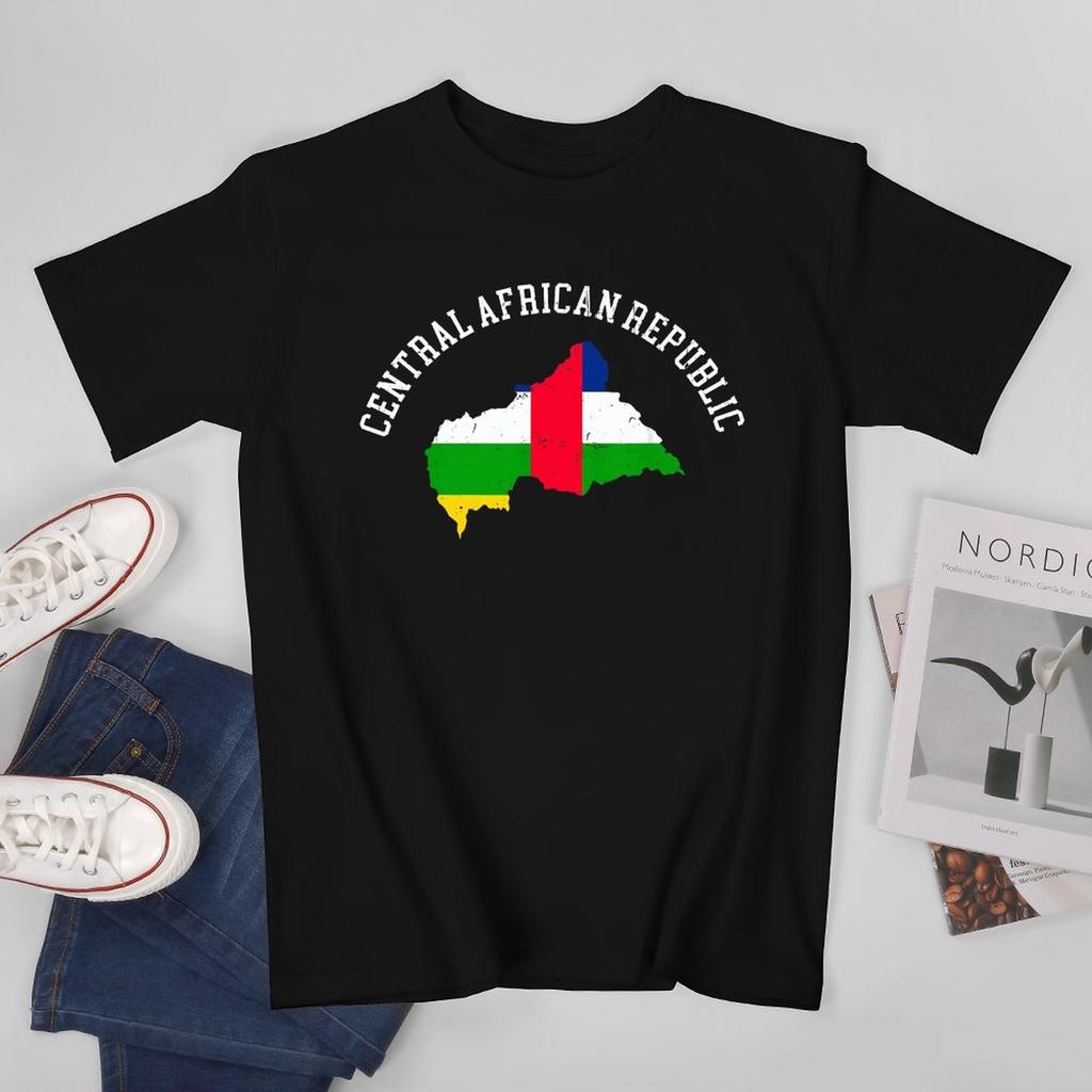 More Design Unisex Tshirt Central African Republic Tees Tshirt Oneck T Shirts Unisex Boys Clothing 100 Cotton