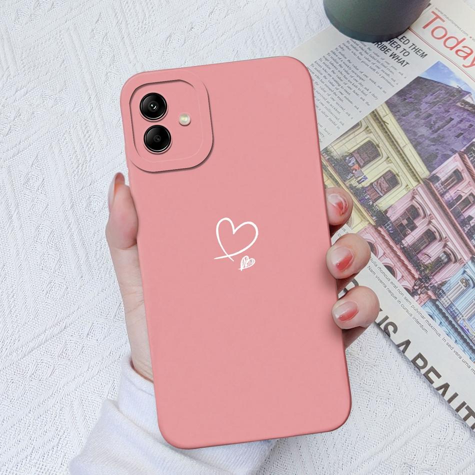 Für Samsung Galaxy A04 A04E A04S Handyhülle Katze Kamera Schutz Flüssigsilikon Rückseite Für Samsung A 04 E S Stoßstange Hülle