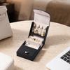 Portable Multifunction Jewelry Box with Layered Compartments for Bracelets and Earrings