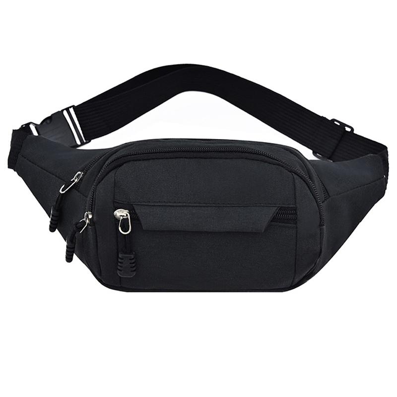 Pánský balíček na prsa Vodotěsná outdoorová sportovní taška Plátěná taška Korejská taška do pasu Fanny Pouch Crossbody Pánská banánová taška