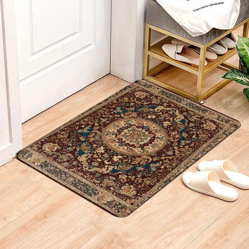 House Entrance Carpet Home Door Mat Modern Nordic Style Room Bath Foot Bathroom Non-slip Kitchen Water Absorption Rugs Abstract
