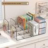 Desktop Bookshelf Organizer: Fixed Book Storage Divider & Office File Rack