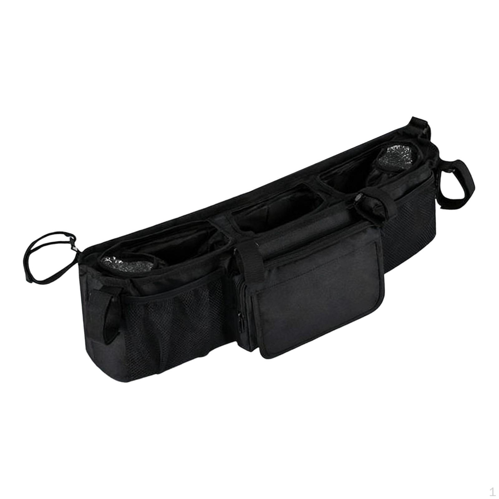 

Universal Stroller Organizer with Side Pockets Large Capacity Storage Bag