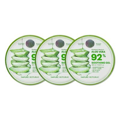 Gel lenitivo all'aloe vera lenitivo e idratante 300 ml, 3 pezzi, 300 ml, 3 pezzi