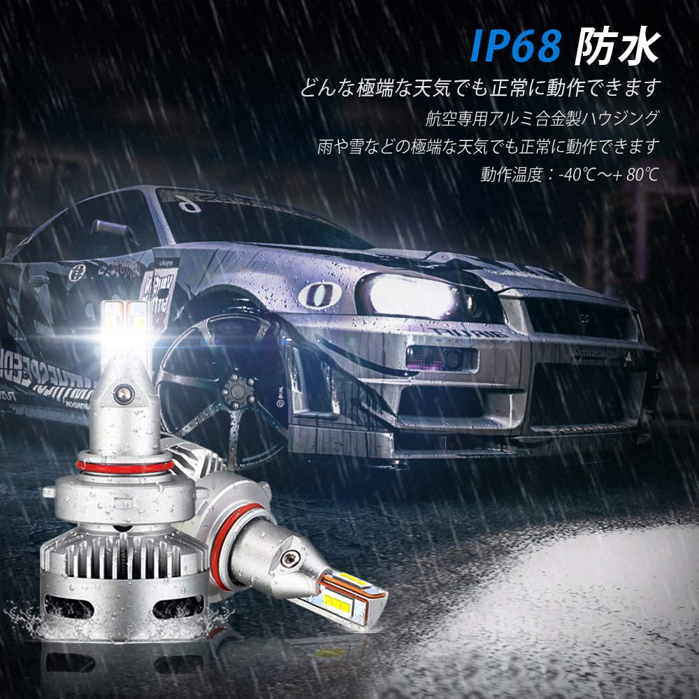 NOVSIGHT HB3/HB4 LED Headlight HB3/HB4 Universal Type HB3 LED High Beam 9005 HB3 LED