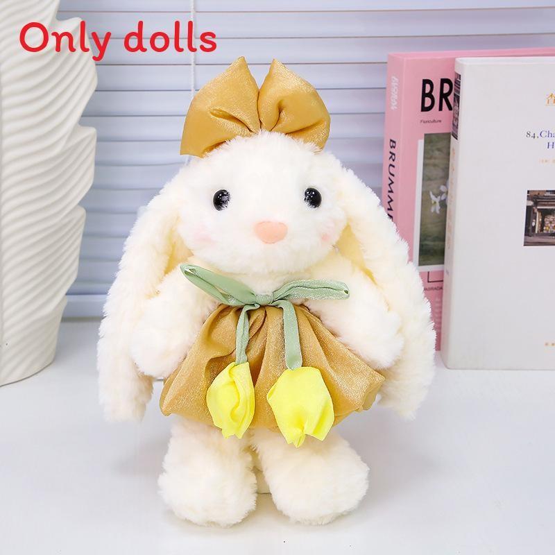Plush Rabbit Toy With Short Plush Material For Girls Gift And Collection
