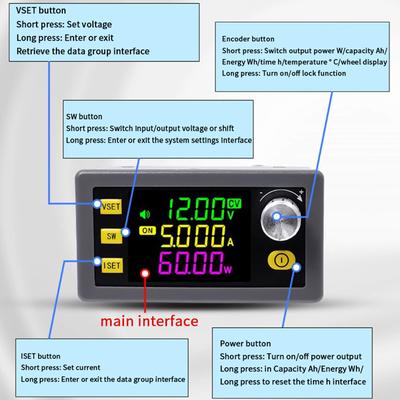 Sk60 Dc Boost Converter Cnc Adjustable Regulated Laboratory Power Supply Constant Voltage Current Solar Charge Module