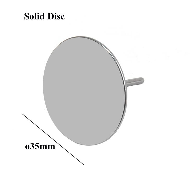 1PC Stainless Steel  3/32" Round Metal Disk Nail Drill Bits Accessories 15mm, 20mm,25mm,35mm